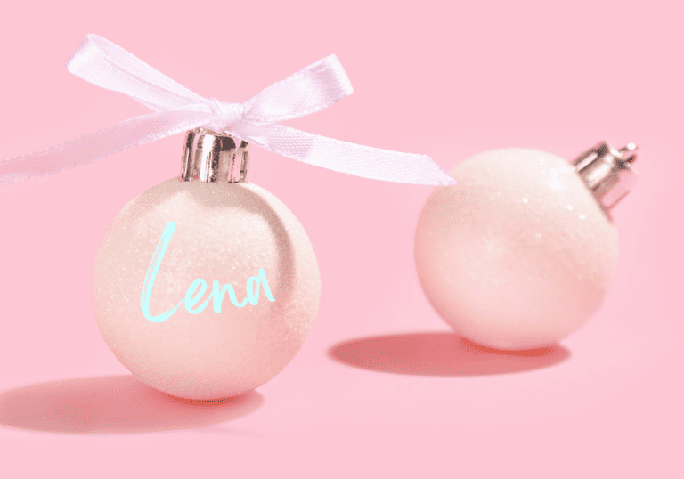 personalisierte Weihnachtsgeschenke Weihnachtskugel mit Namen