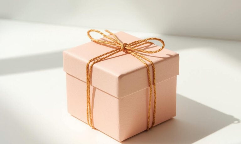 minimalistisches Schenken