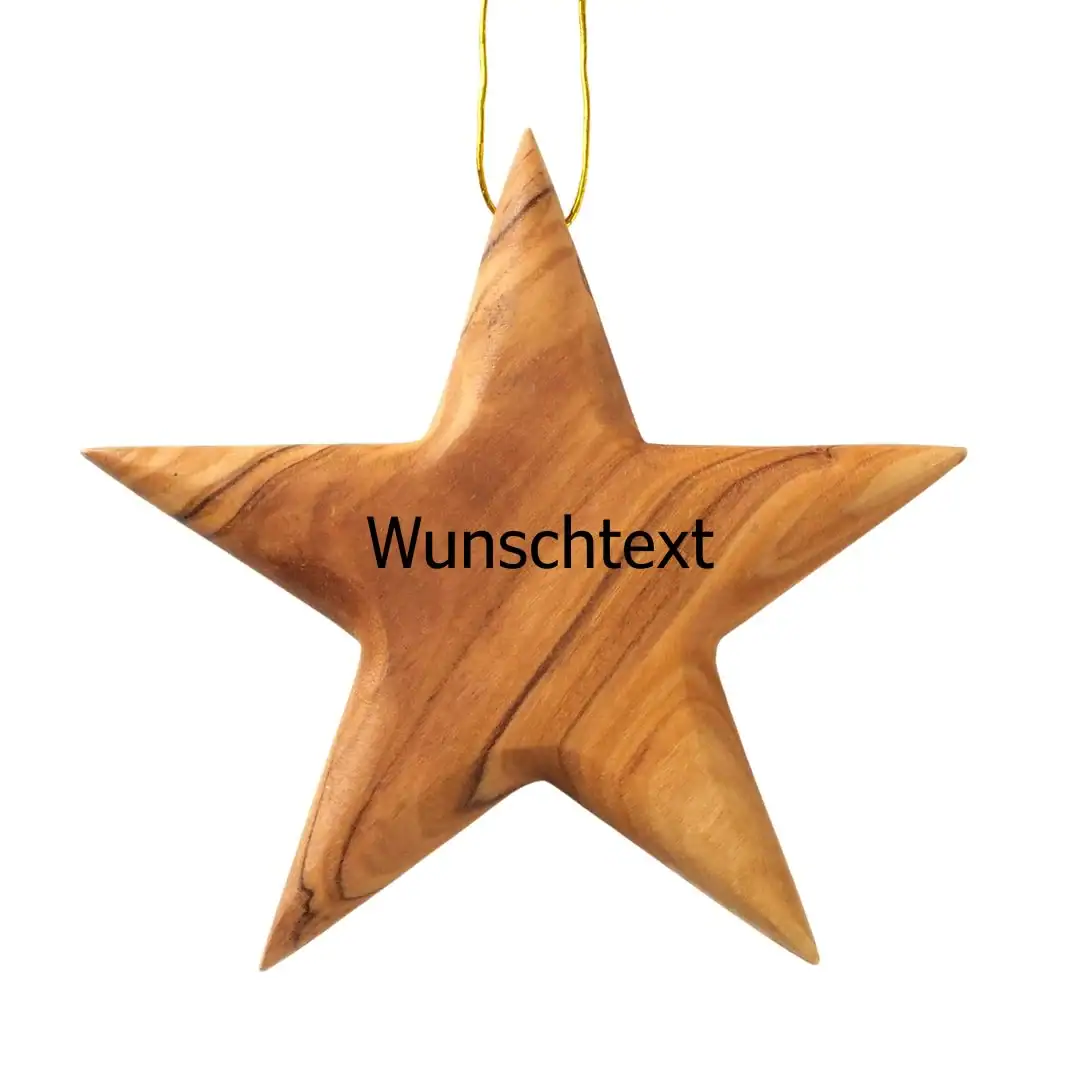 Personalisierter Stern Anhänger
