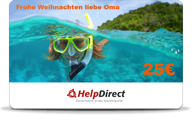 HelpDirect Spendengutschein