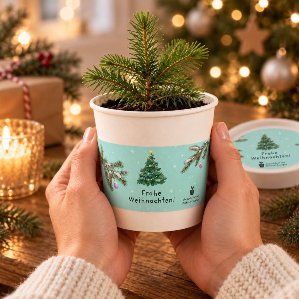 Frohe Weihnachten Becher