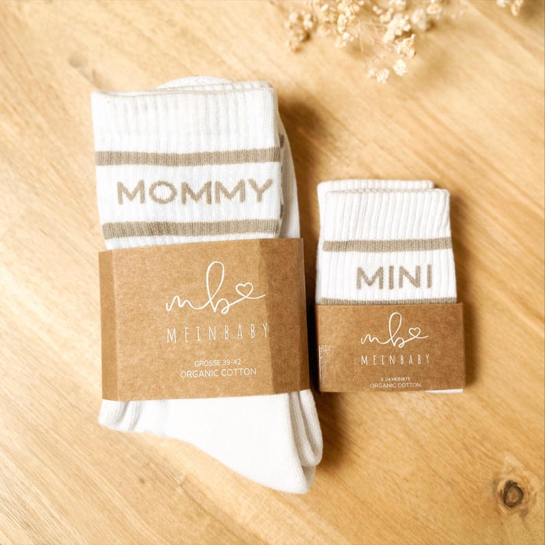 Mommy & Mini Tennissocken-Set für Mama und Baby