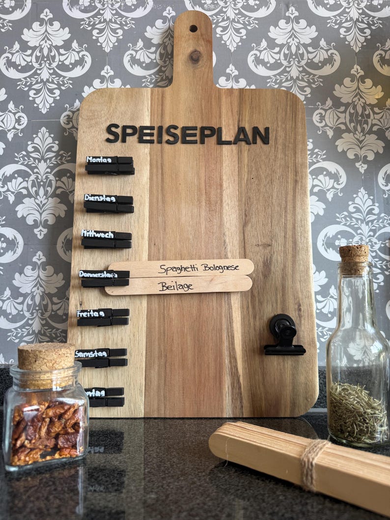 Wochenplaner für Mahlzeiten